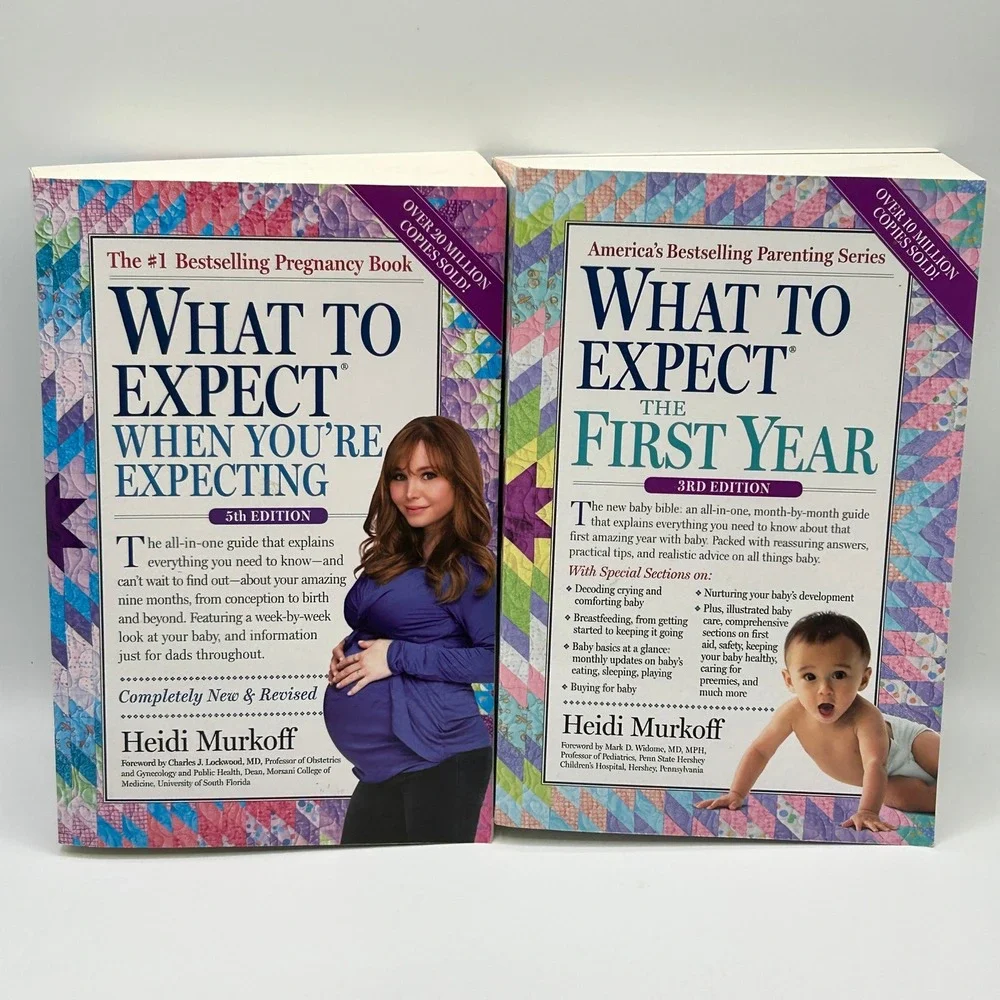 What To Expect When Youre Expecting 5th Ed The First Year 3rd Ed Book Lot Parent
